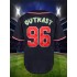 Men's #96 "ATLANTA OUTKAST" Embroidered Baseball Jersey - Breathable Polyester, V-Neck, Button Closure, Casual & Sporty, Ideal for Training, Hiking & Casual Attire in Spring/Summer/Fall