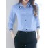 Contrast Trim Button Front Shirt, Casual Long Sleeve Shirt For Spring & Fall, Women's Clothing Contrast Trim Button Front Shirt, Casual Long Sleeve Shirt For Spring & Fall, Women's Clothing