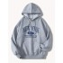 Letter Print Drawstring Hoodie, Casual Long Sleeve Drop Shoulder Hoodie, Women's Clothing