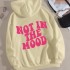 Casual Letter Print Hoodie, Drawstring Hooded Pocket Fashion Loose Fall & Winter Sweatshirt, Women's Clothing Casual Letter Print Hoodie, Drawstring Hooded Pocket Fashion Loose Fall & Winter Sweatshirt, Women's Clothing