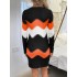 Color Block Simple Dress, Casual Long Sleeve Bodycon Mini Dress, Women's Clothing