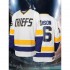 16 Men'S Ice Hockey Shirt White Sports Training Jersey Comfortable And Casual S-3XL